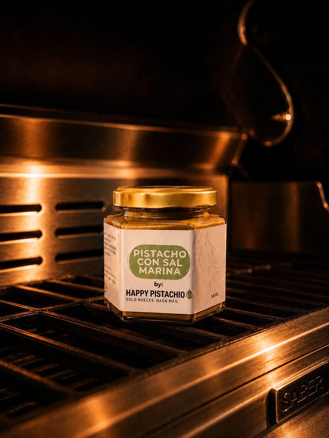 Crema de pistacho con sal marina - Happy Pistacho Co.