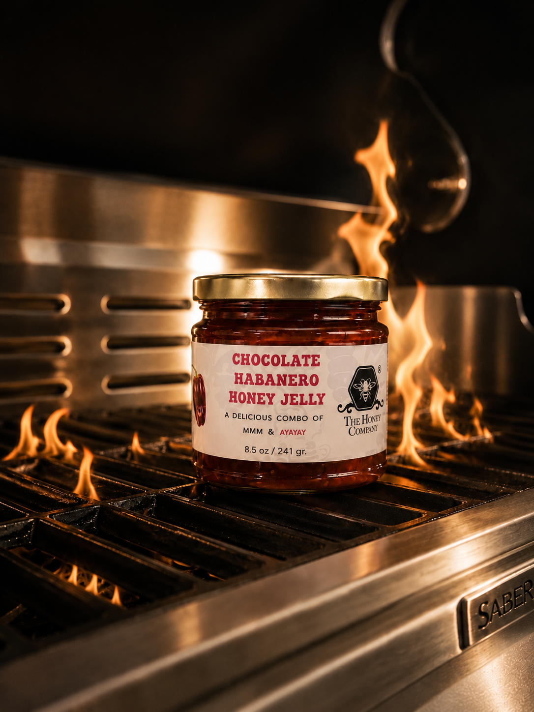 Chocolate Habanero Honey Jelly - The Honey Co.