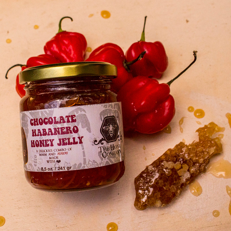 Chocolate Habanero Honey Jelly - The Honey Co.